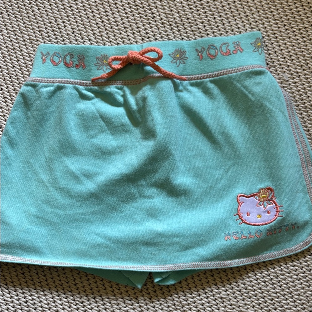 Skort yoga Hello Kitty girls size L 14 new cotton Sanrio Co LTD